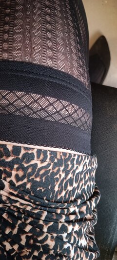 nowe pończoszki, buty i mini ;)