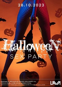 28.10.2023r. SOBOTA - HALLOWEEN - SEX PARTY - 20:00 - 04:00