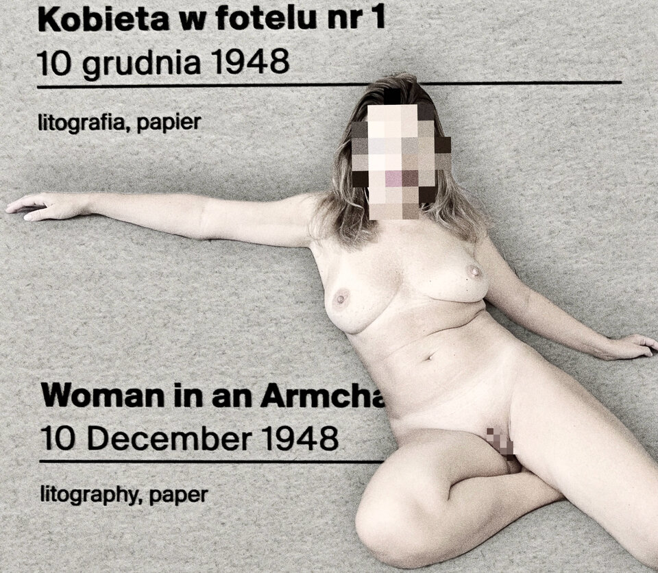 „Kobieta w fotelu nr 1” - Seashells