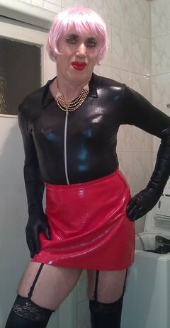 Latexowa suczka trans💋KOCHAM KUTASY🧡