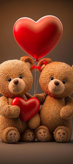 Sevimli Oyuncak Ayılar Duvar Kağıdı - Cute Teddy B.jpeg.jpg