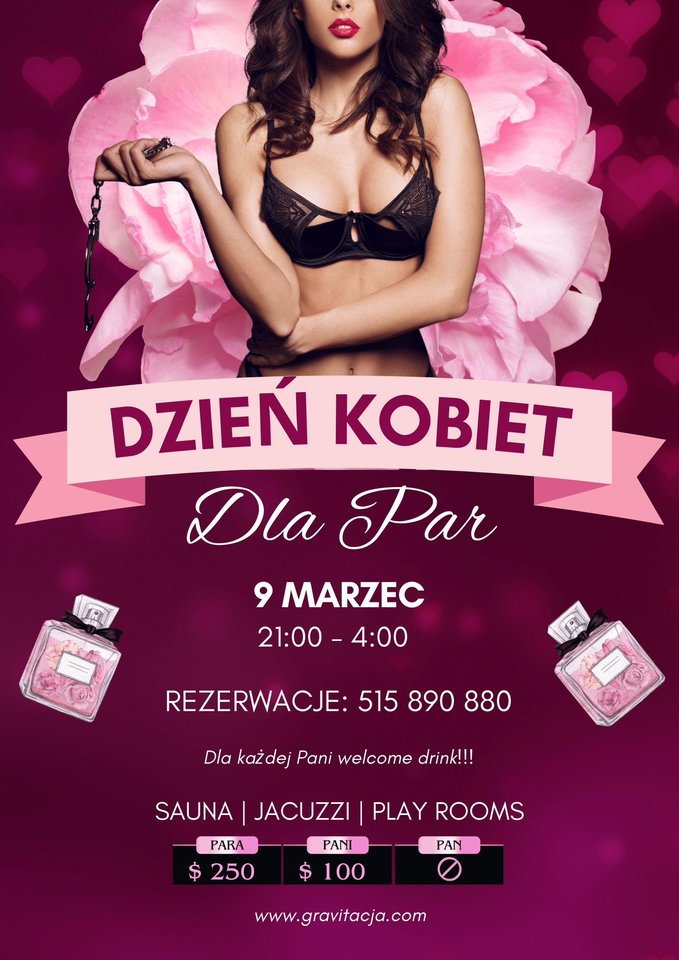 Dzień Kobiet dla Par i singielek! - ClubGravitacja