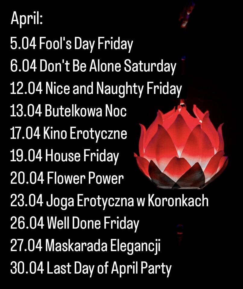 Rozkład jazdy na kwiecień🪷 - Origamiclub