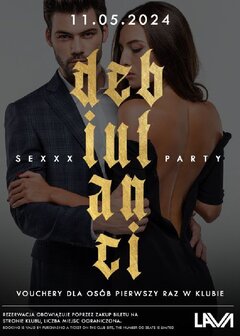 11.05.2024r. SOBOTA - BAL DEBIUTANTÓW SEX PARTY - 20:00 - 04:00