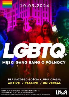 10.05.2024r. PIĄTEK - LGBTQ+ BI SEX PARTY - PROMOCJA -50% MIĘD