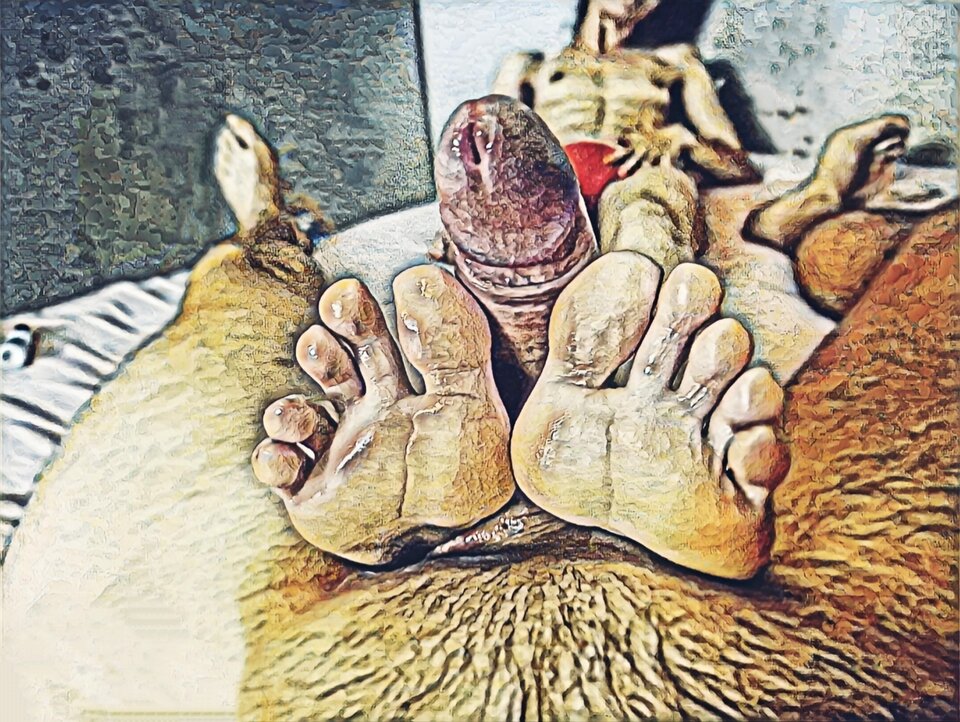 Zabawy stópkami 🤤 - Duzy88Mala92
