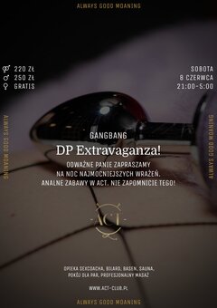 8 CZERWCA - DP Extravaganza! - Gangbang