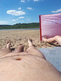 Na plaży fajnie jest...