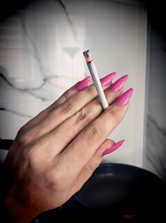 Pink nails