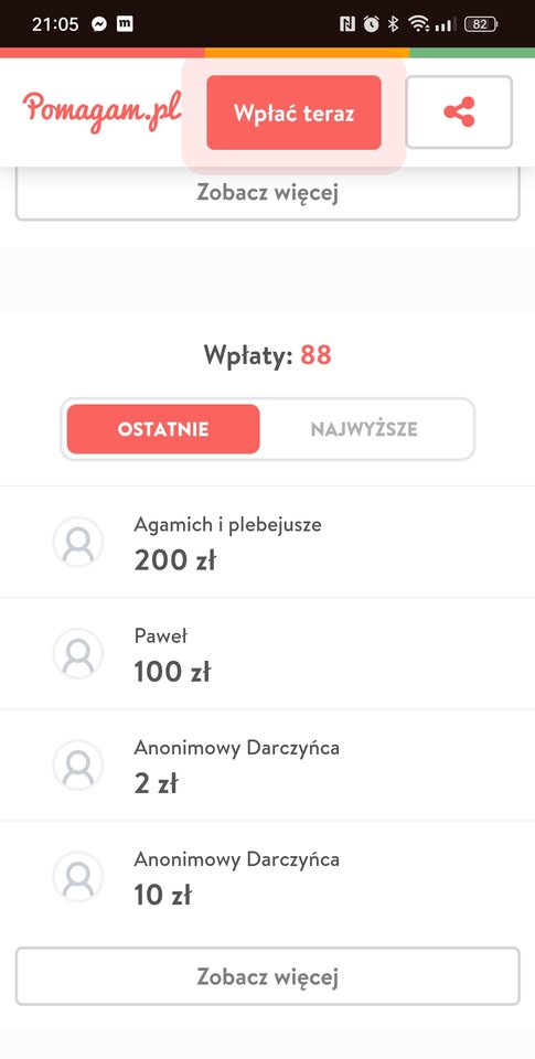 Wplata - agamich