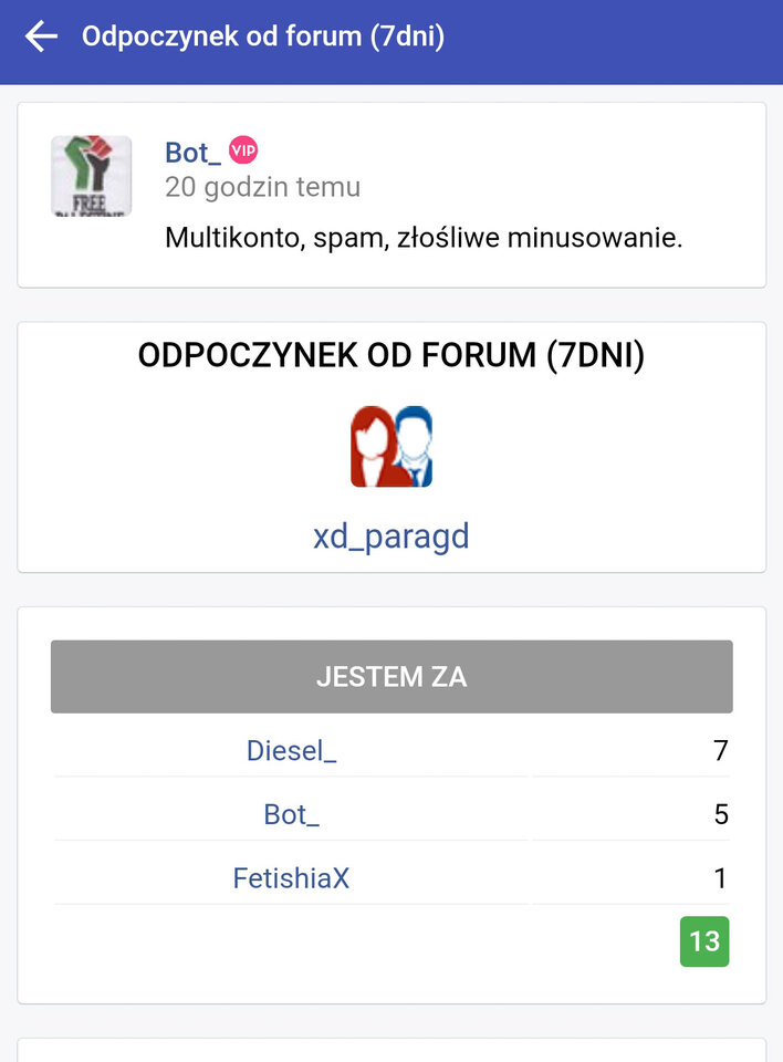 Ani multikonto, ani spam. A minusowanie tylko nieczynnych kont. - xd_paragd