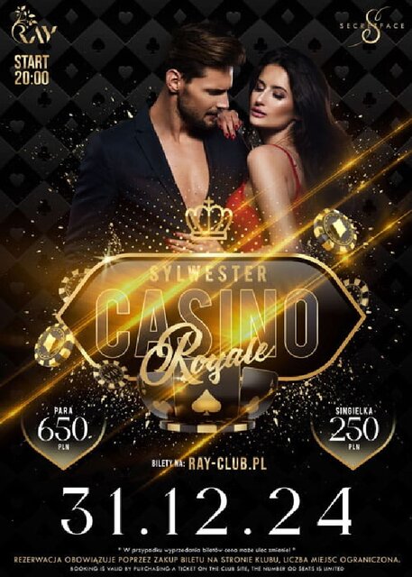 31.12.2024r. ★ S Y L W E S T E R - CASINO ROYALE ★ - RayClub