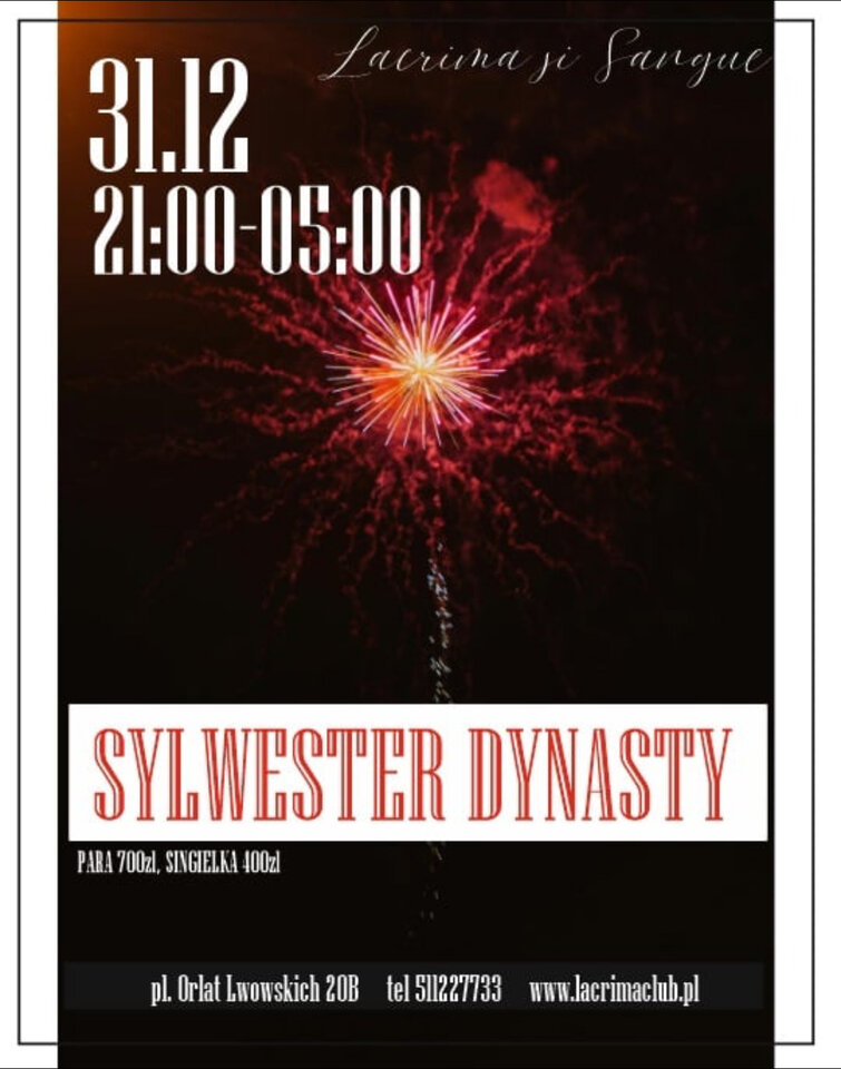 SYLWESTER DYNASTY - LaCrimadiSangue