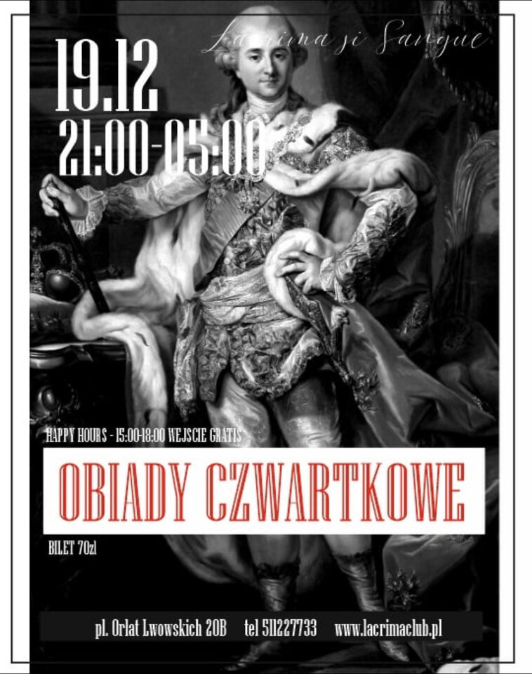 OBIADY CZWARTKOWE - LaCrimadiSangue