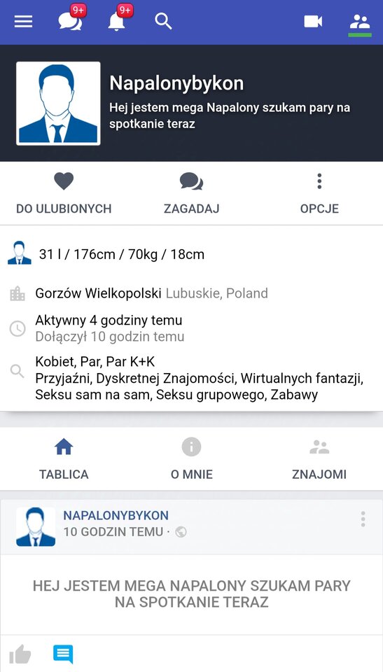 Ten pan ma żonę i ja zdradza uważajcie na niego.  - mlodanadzis