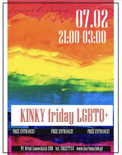 FREE KINKY FRIDAY - LGBTQ+ - 7 LUTY