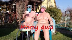 W zimowym słoneczku.