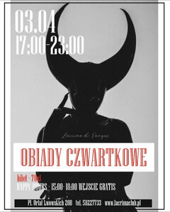 CZWARTEK 3 KWIETNIA OBIADY CZWARTKOWE