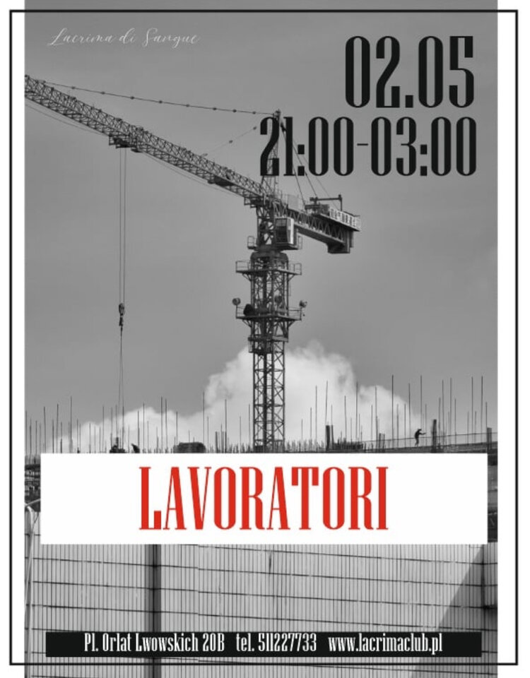 LAVORATORI 2 Maja - LaCrimadiSangue