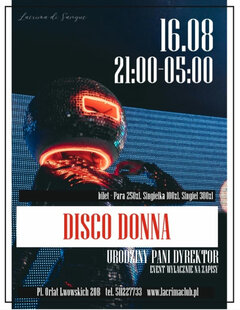 DISCO DONNA – Kicz spotyka klasę. Seks spotyka disco.
