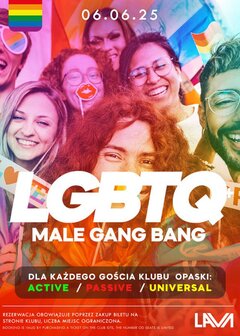 06.06.2025 r. – PIĄTEK - LGBTQ+ BI MALE GANG BANG