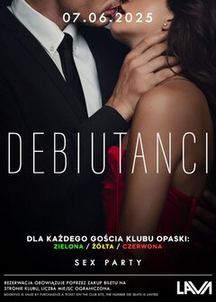 07.06.25 r. – DEBIUTANCI SEX PARTY 20:00 – 04:00