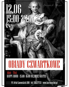 CZWARTEK 12 CZERWCA - OBIADY CZWARTKOWE