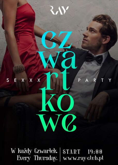 CZWARTKOWE SEX PARTY 19:00 - 01:00 - RayClub