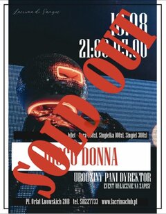 DISCO DONNA 16.08– Kicz spotyka klasę. Seks spotyka disco.