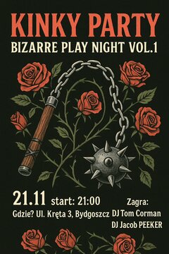 21.11 Bydgoszcz, wstęp po zgłoszeniu na listę gości. Na tabl