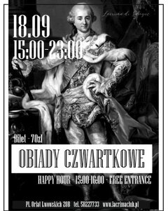 CZWARTEK 18 września - OBIADY CZWARTKOWE