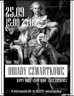 CZWARTEK 25 września - OBIADY CZWARTKOWE