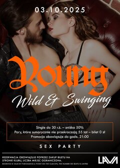 03.10.2025 r. - YOUNG, WILD & SWINGING - YOUNG & SEXY - 20:00-04