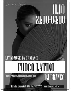FUOCO LATINO – SOBOTA 11 PAŹDZIERNIK
