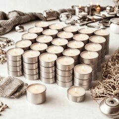 Swieczki Podgrzewacze Sojowe Bezzapachowe Tealight 100 sztuk  CE
