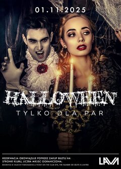 01.11.2025 r. - SOBOTA - HALLOWEEN PARTY TYLKO DLA PAR - 20:00-0