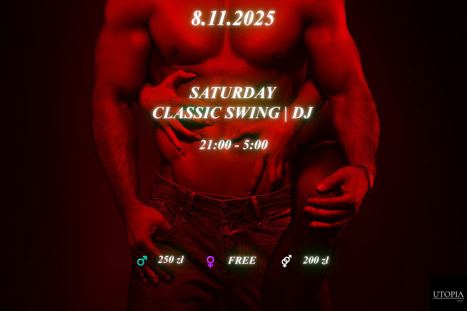 SOBOTA 8.11 – Classic Swing Night | DJ - UtopiaClub
