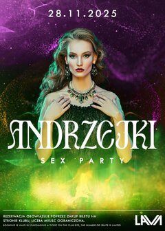 28.11.2025 r. - PIĄTEK - ANDRZEJKI - SEX PARTY - 20:00-04:00