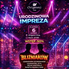 6 lutego Będzie HUK! Urodziny Bliźniaków. .jpeg