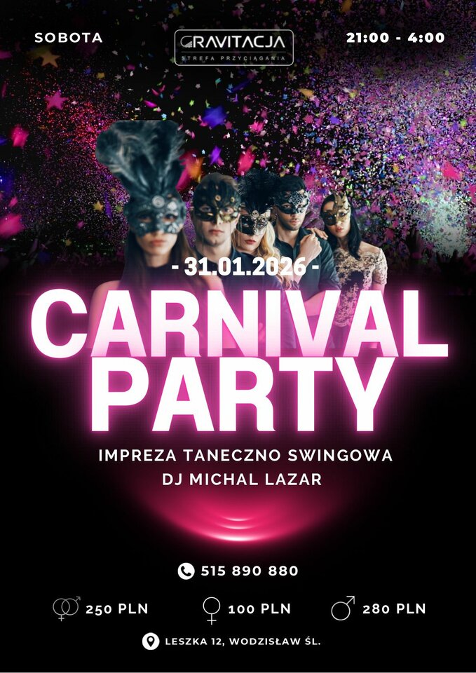 Carnival Party - ClubGravitacja