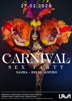 27.02.2026 r. - CARNIVAL SEX PARTY - SAMBA – RIO DE JANEIRO