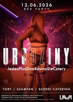 12.06.2026 r. - URODZINY JedenPlusDwaRownaSieCztery