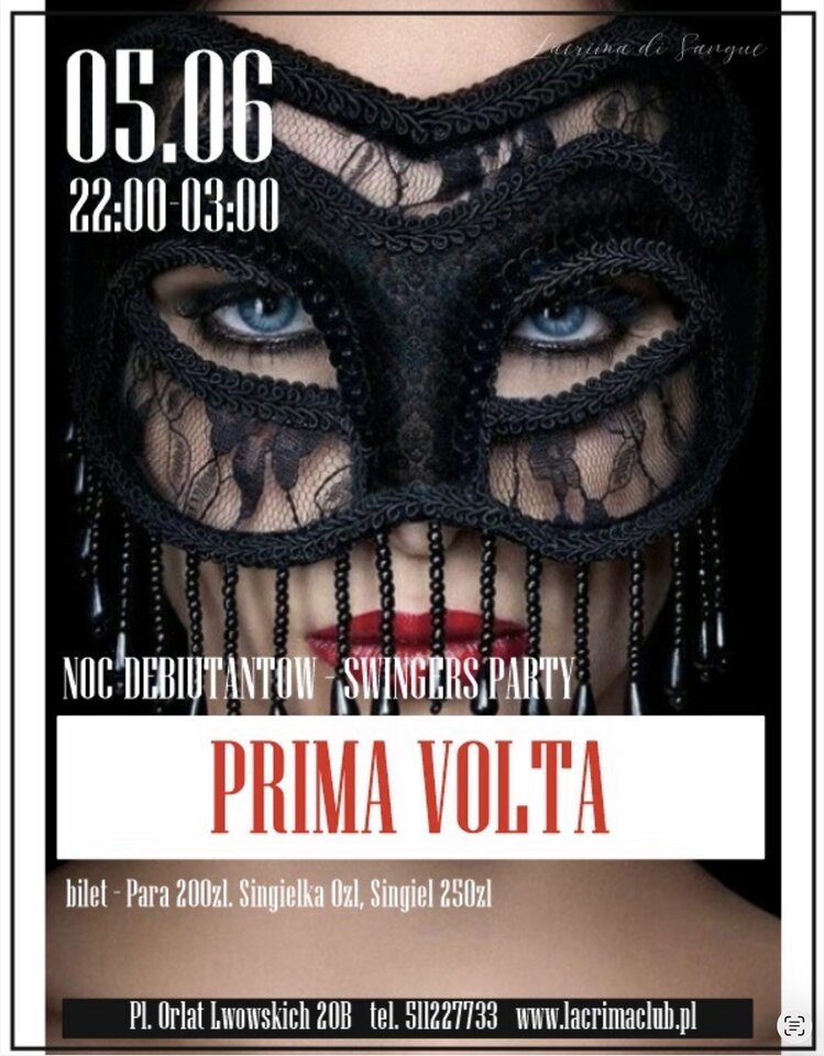 PRIMA VOLTA - wieczór dla debiutantów - LaCrimadiSangue