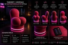 Krzesło - Taboret