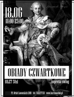 CZWARTKOWY OBIAD - SWING&RELAX