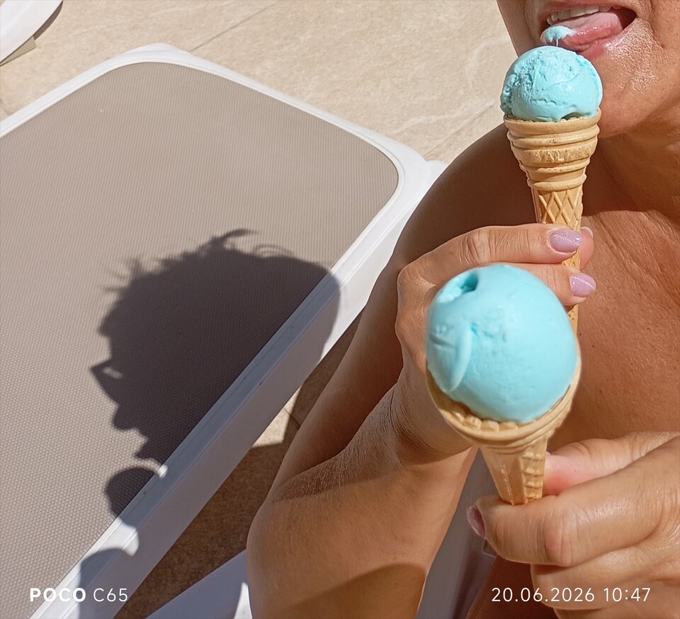 Uwielbiam lody w każdej postaci. - Salpara