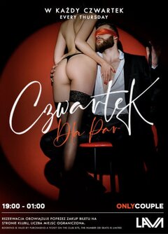 CZWARTKOWA IMPREZA DLA PAR - 19:00 - 01:00