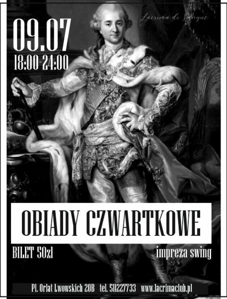 CZWARTKOWY OBIAD - SWING&RELAX - LaCrimadiSangue