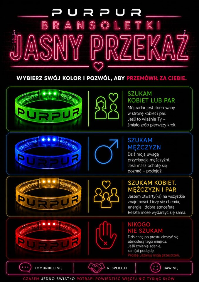 BRANSOLETKI  - JASNY PRZEKAZ - PURPUR_ZMYSLY