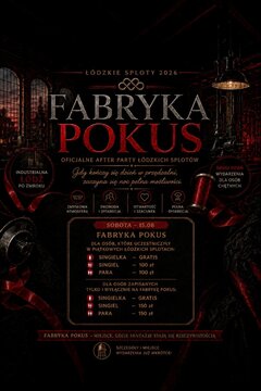 Fabryka Pokus - cennik